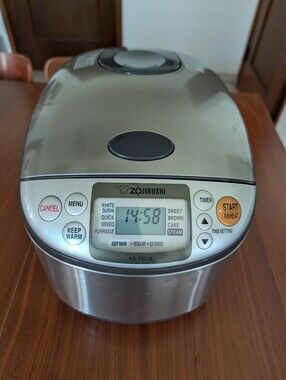 Zojirushi NS-TSC18 Micom Rice Cooker 8 Programs Pre Owned Works